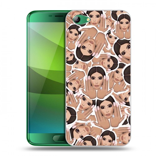 Дизайнерский силиконовый чехол для Elephone S7 Ким Кардашьян