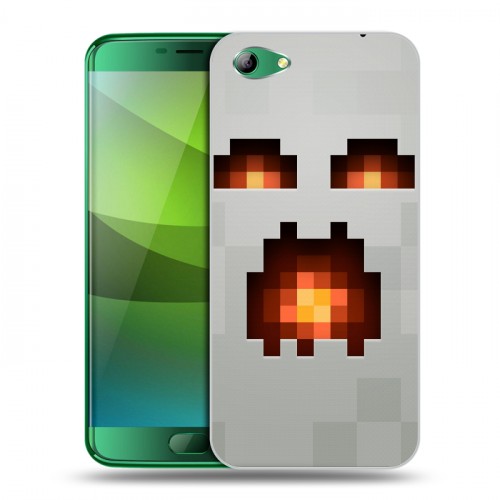 Дизайнерский силиконовый чехол для Elephone S7 Minecraft