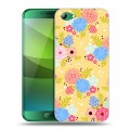 Дизайнерский силиконовый чехол для Elephone S7 Причудливые цветы