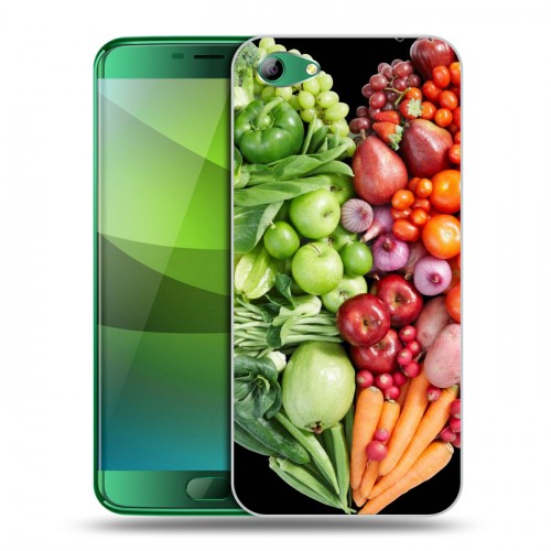 Дизайнерский силиконовый чехол для Elephone S7 Овощи