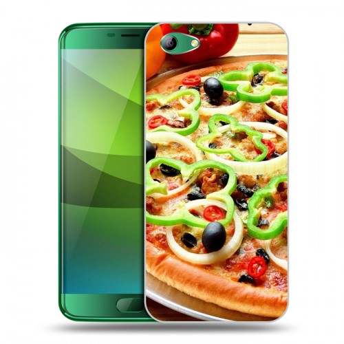 Дизайнерский силиконовый чехол для Elephone S7 Пицца