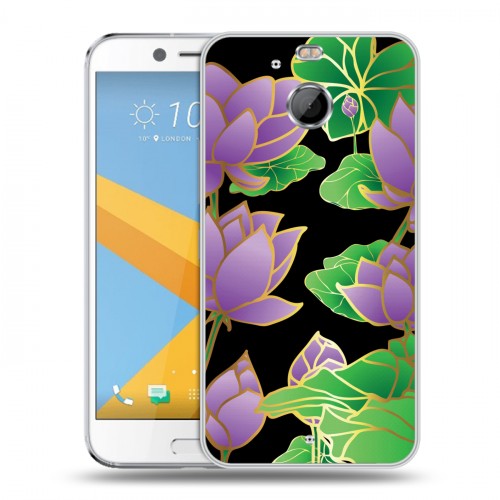 Дизайнерский пластиковый чехол для HTC 10 evo Люксовые цветы