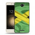 Дизайнерский силиконовый чехол для BQ Aquaris U Lite Флаг Ямайки