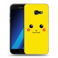 Дизайнерский силиконовый чехол для Samsung Galaxy A7 (2017) Pokemo Go