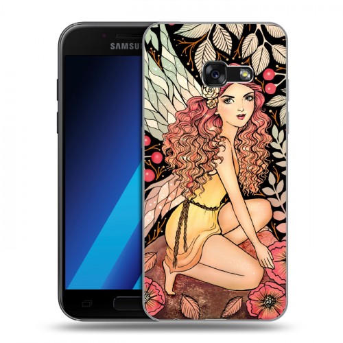 Дизайнерский силиконовый чехол для Samsung Galaxy A7 (2017) Совы и волшебницы