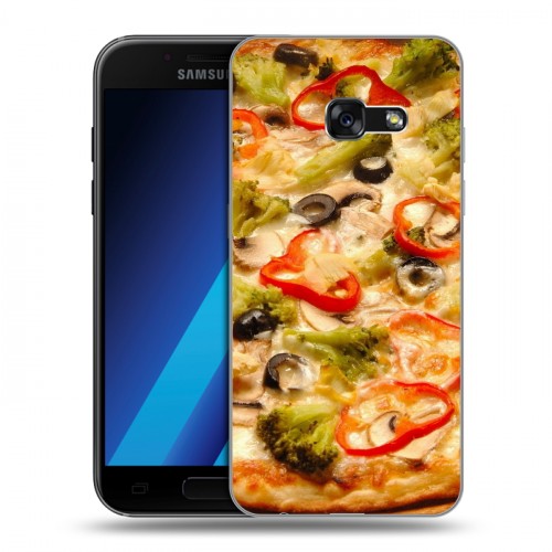 Дизайнерский силиконовый чехол для Samsung Galaxy A7 (2017) Пицца