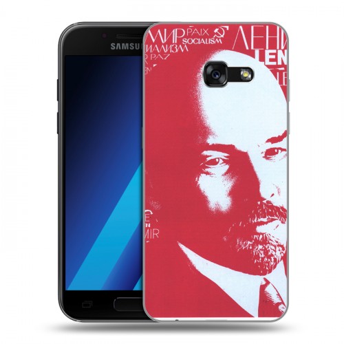 Дизайнерский силиконовый чехол для Samsung Galaxy A7 (2017) Владимир Ленин