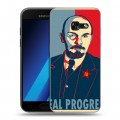 Дизайнерский силиконовый чехол для Samsung Galaxy A7 (2017) Владимир Ленин