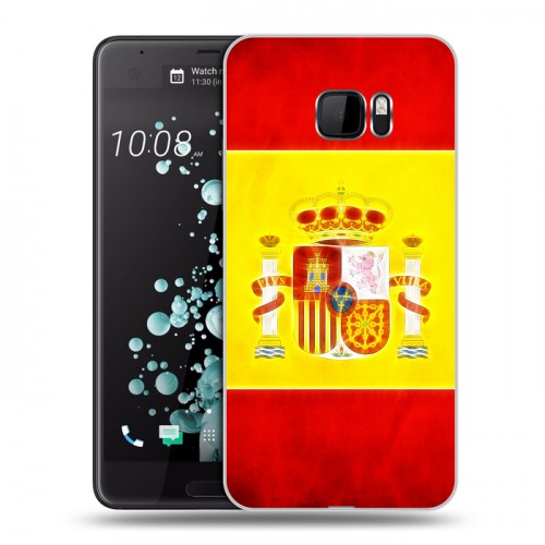 Дизайнерский пластиковый чехол для HTC U Ultra флаг Испании