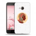 Полупрозрачный дизайнерский силиконовый чехол для HTC U Play Прозрачные знаки зодиака