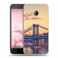Дизайнерский силиконовый чехол для HTC U Play Нью-Йорк