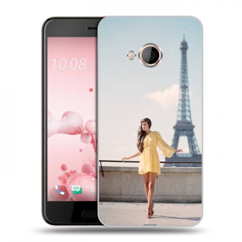 Дизайнерский силиконовый чехол для HTC U Play Париж