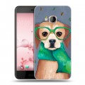 Дизайнерский силиконовый чехол для HTC U Play Собаки