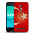 Дизайнерский пластиковый чехол для ASUS ZenFone Go ZB500KL Флаг Турции