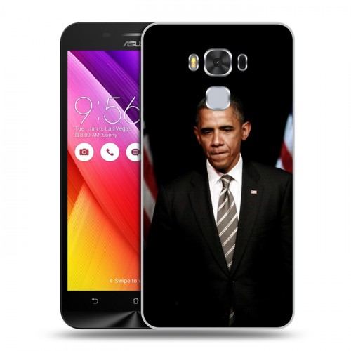 Дизайнерский силиконовый чехол для ASUS ZenFone 3 Max ZC553KL Барак Обама