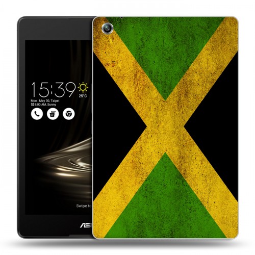 Дизайнерский силиконовый чехол для ASUS ZenPad 3 8.0 Z581KL Флаг Ямайки
