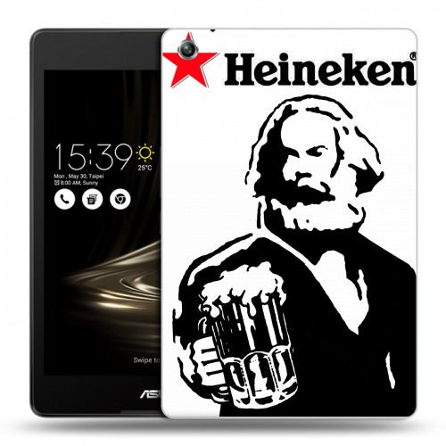 Дизайнерский силиконовый чехол для ASUS ZenPad 3 8.0 Z581KL Heineken