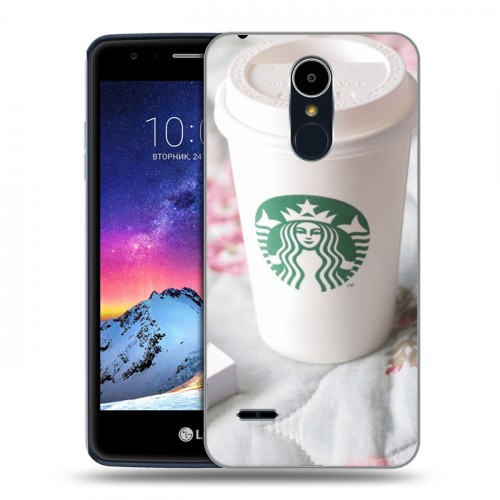 Дизайнерский пластиковый чехол для LG K8 (2017) Кофе напиток
