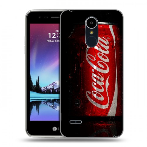 Дизайнерский пластиковый чехол для LG K7 (2017) Coca-cola