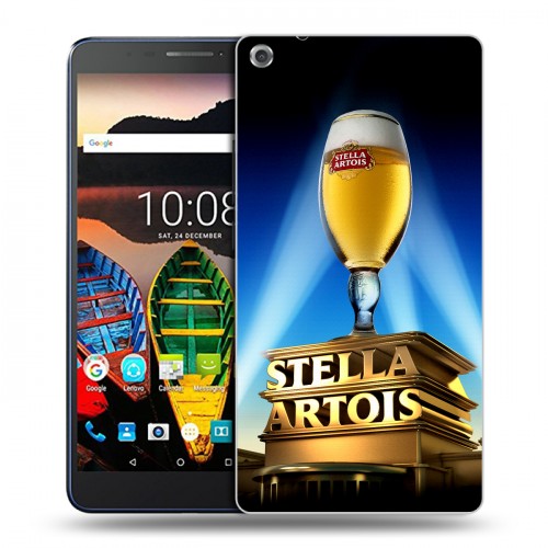 Дизайнерский силиконовый чехол для Lenovo Tab 3 7 Plus Stella Artois