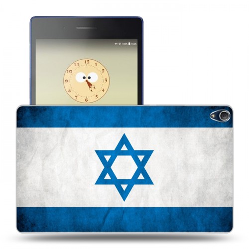 Дизайнерский силиконовый чехол для Lenovo Tab 3 8 Plus флаг Израиля