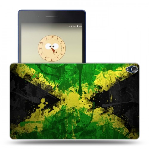 Дизайнерский силиконовый чехол для Lenovo Tab 3 8 Plus флаг Ямайки