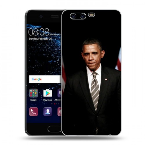 Дизайнерский пластиковый чехол для Huawei P10 Барак Обама