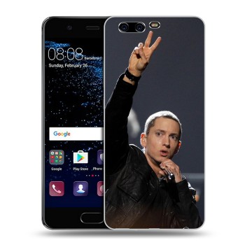 Дизайнерский силиконовый чехол для Huawei P10 Plus Eminem (на заказ)