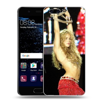 Дизайнерский силиконовый чехол для Huawei P10 Plus Shakira (на заказ)