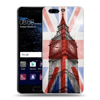 Дизайнерский силиконовый чехол для Huawei P10 Plus Флаг Британии (на заказ)