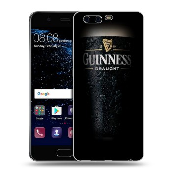Дизайнерский силиконовый чехол для Huawei P10 Plus Guinness (на заказ)