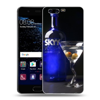 Дизайнерский силиконовый чехол для Huawei P10 Plus Skyy Vodka (на заказ)