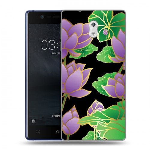 Дизайнерский пластиковый чехол для Nokia 3 Люксовые цветы