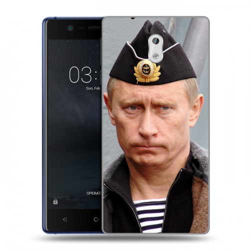 Дизайнерский пластиковый чехол для Nokia 3 В.В.Путин
