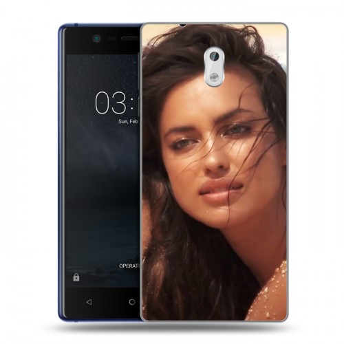 Дизайнерский пластиковый чехол для Nokia 3 Ирина Шейк