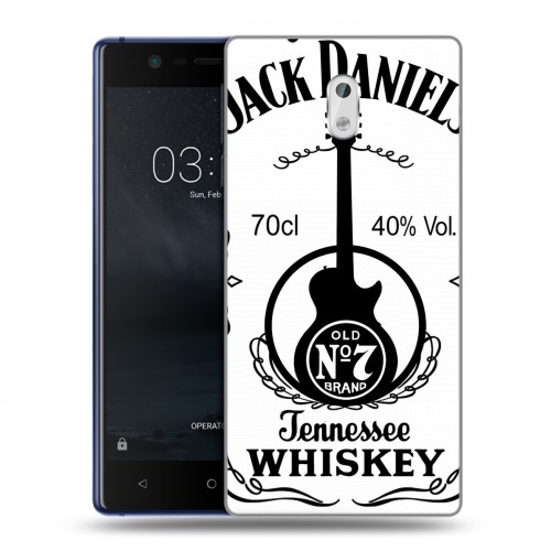 Дизайнерский пластиковый чехол для Nokia 3 Jack Daniels