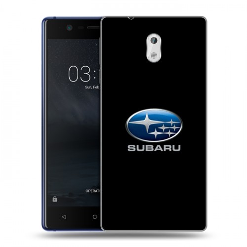 Дизайнерский пластиковый чехол для Nokia 3 Subaru