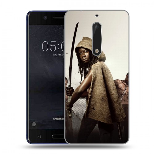 Дизайнерский пластиковый чехол для Nokia 5 ходячие мертвецы
