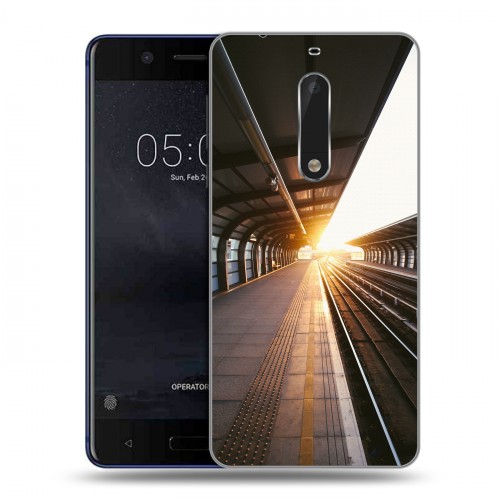 Дизайнерский пластиковый чехол для Nokia 5 восход