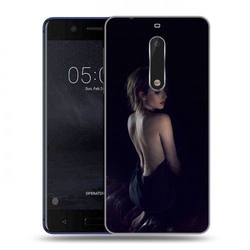 Дизайнерский пластиковый чехол для Nokia 5 Эмма Робертс