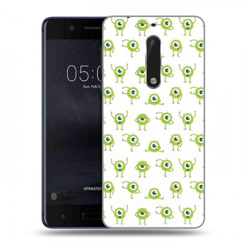 Дизайнерский пластиковый чехол для Nokia 5 Пастельные узоры