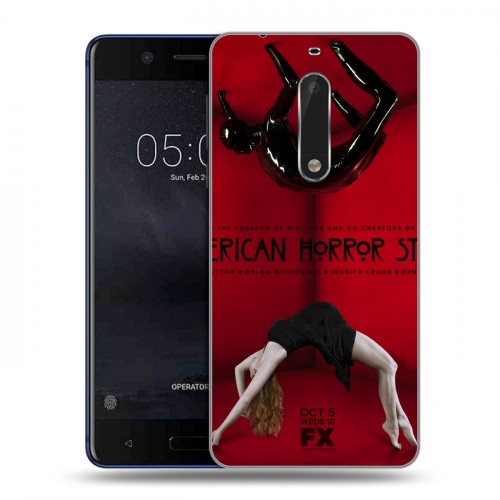 Дизайнерский пластиковый чехол для Nokia 5 Американская история ужасов