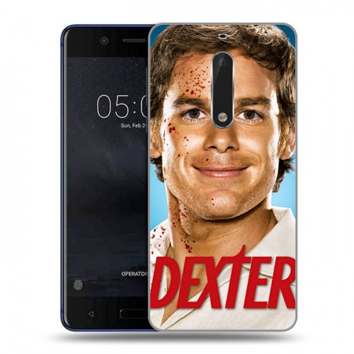 Дизайнерский пластиковый чехол для Nokia 5 Декстер