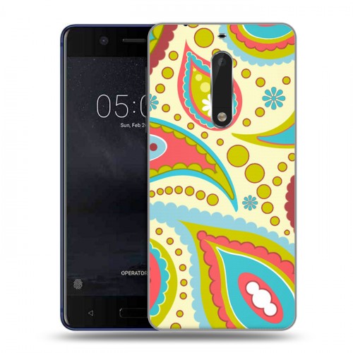 Дизайнерский пластиковый чехол для Nokia 5 Шаблоны пейсли