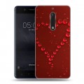 Дизайнерский пластиковый чехол для Nokia 5 День Святого Валентина