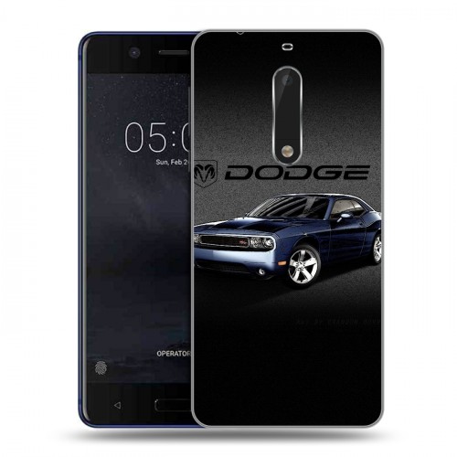 Дизайнерский пластиковый чехол для Nokia 5 Dodge