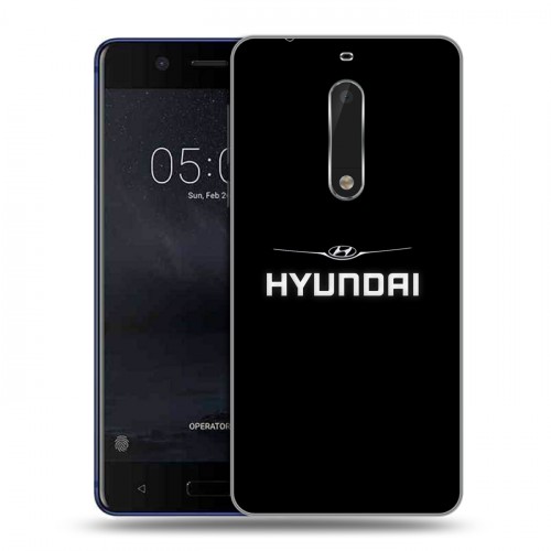 Дизайнерский пластиковый чехол для Nokia 5 Hyundai