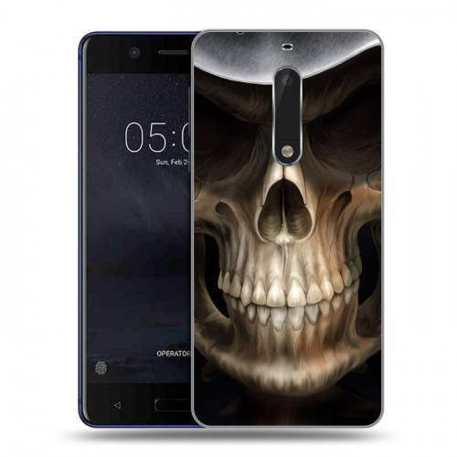 Дизайнерский пластиковый чехол для Nokia 5 Арт черепа