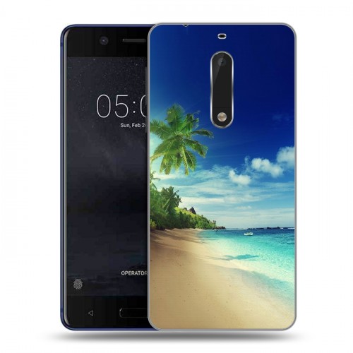 Дизайнерский пластиковый чехол для Nokia 5 Пляж
