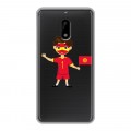 Полупрозрачный дизайнерский пластиковый чехол для Nokia 6 флаг Киргизии